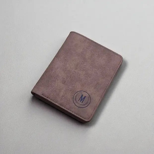 Imported Leather Short Wallet