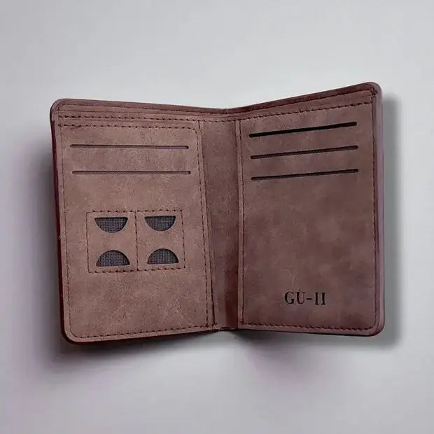 Imported Leather Short Wallet