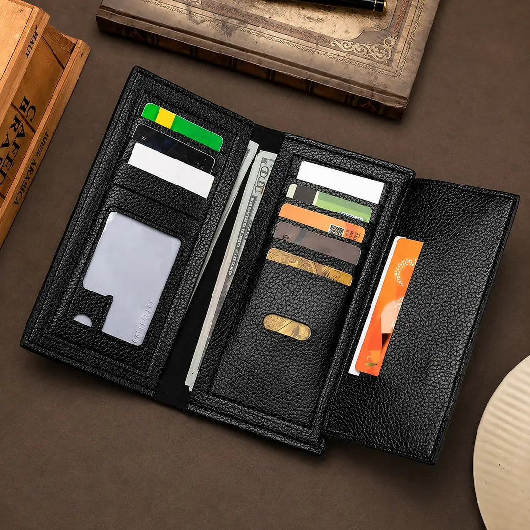 Premium Men's Long Wallet