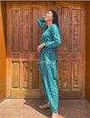 2 PCs Women Switched Linen Printed Suit