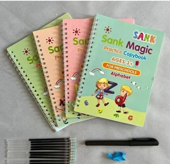 4 PCs set magic practice playbook for Kids