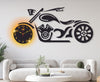 Motorbike design wall clock